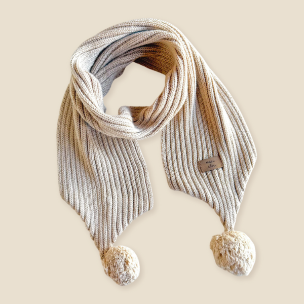 Producto - Bufanda Pompon arena