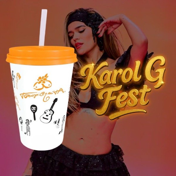 Producto - Eco Vaso - Tropicoqueta - KAROL G FEST