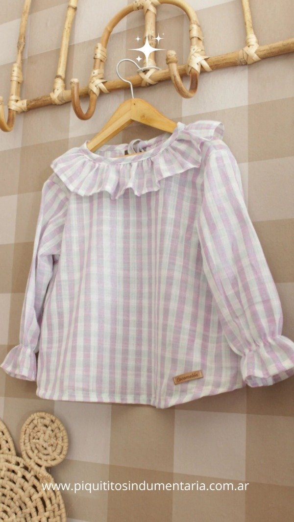 Producto - Blusa vichy lila