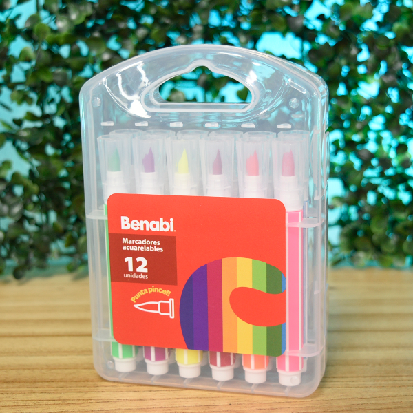 Producto - MARCADOR X12 ACUARELABLE BNB 42290