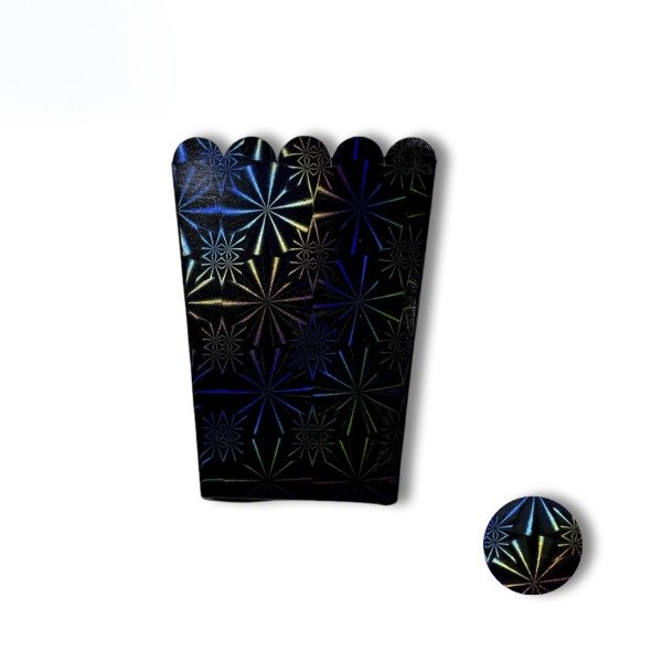 Producto - Pochocleras holograficas x10un color negro