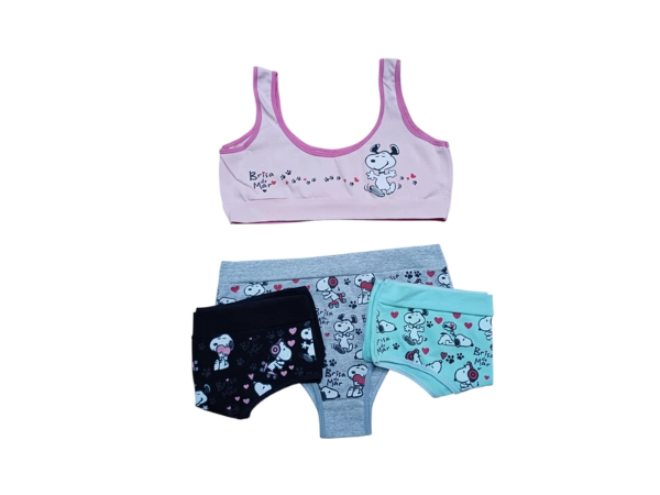 Producto - 102N - Conjunto Juvenil Snoopy/Kitty