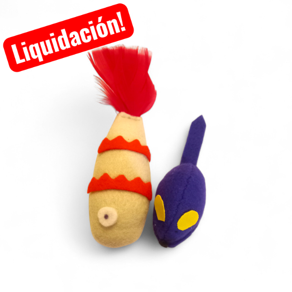 Producto - Fish plumas y rata violeta