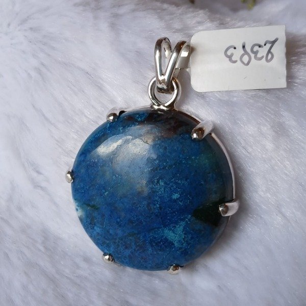 Producto - Dije azurita con calcedonia