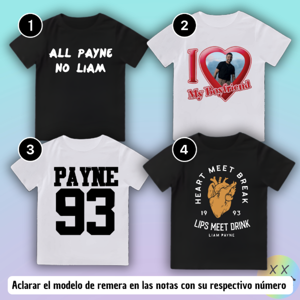 Producto - Baby Tee Liam Payne #1 (varios modelos)