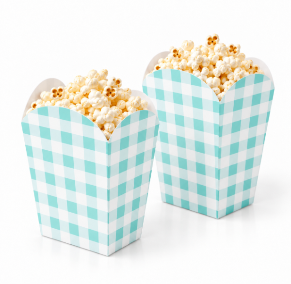 Producto - Pochoclero Cuadrille Verde pastel x 10