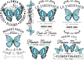 Producto - MARIPOSAS 3 TRANSFERMIXED A3
