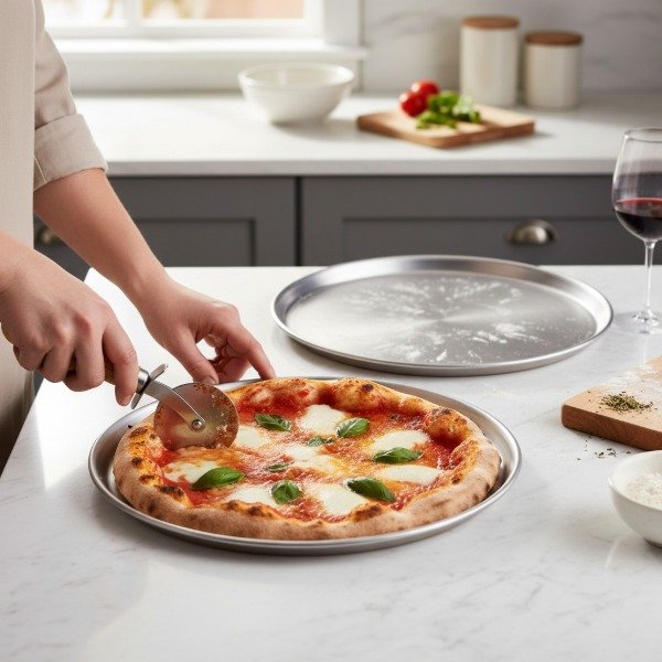 Producto - SET DE 2 PIZZERAS CLASICAS DE ALUMINIO 30CM - 0