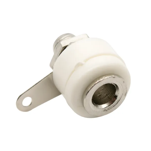 Producto - Conector Banana Hembra P/Chasis Blanco