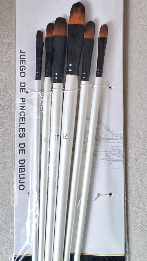 Producto - Pinceles artísticos x 6 u. - 1