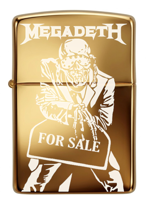 Producto - ENCENDEDOR RECARGABLE A BENCINA MEGADETH PEACE SELLS - 2