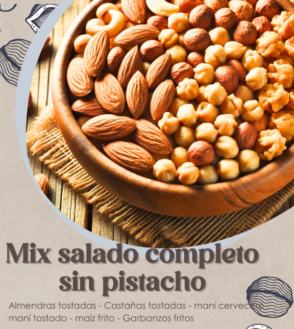 Producto - Mix tradicional tostado salado completo sin pistacho