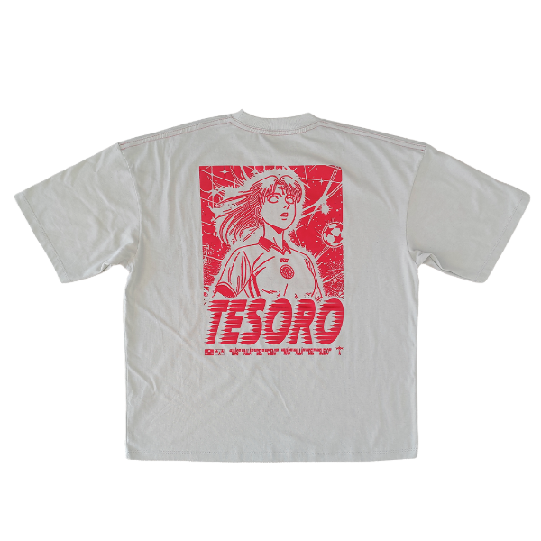 Producto - remera tesoro más allá (gris verdoso) - 1