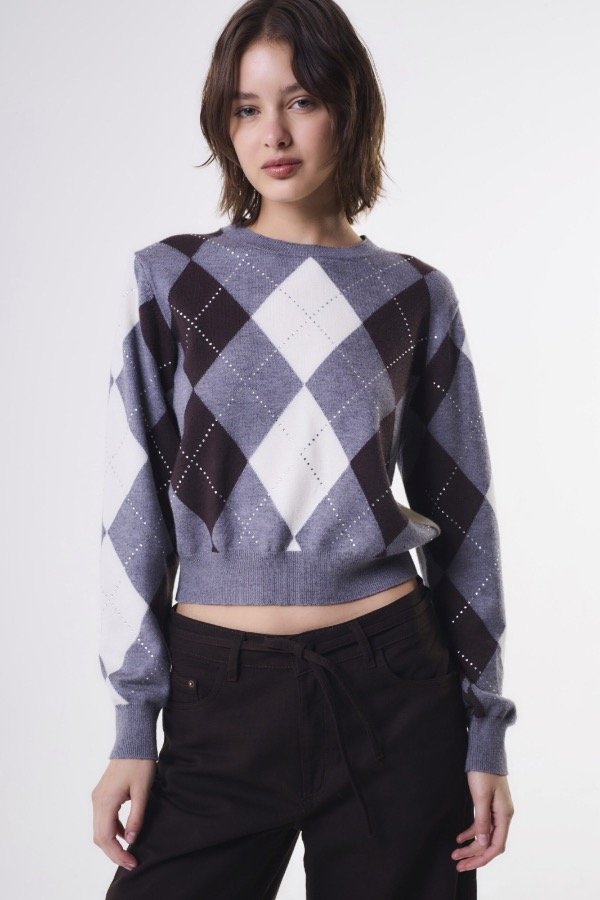Producto - Sweater Rombos Hotfix Azul - 0