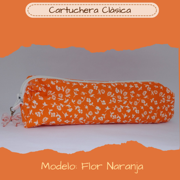 Producto - Cartuchera Clásica "Naranja"