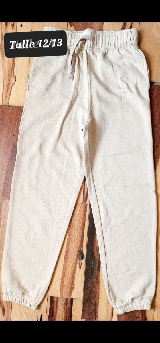 Producto - Pantalón con friza HyM talle 12/13 beighe