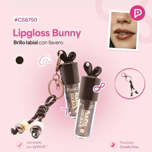 Producto - Bunny Lip Gloss Pink 21