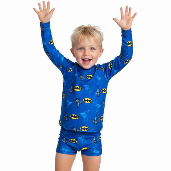 Producto - REMERA UV BATMAN AZUL MANGA LARGA