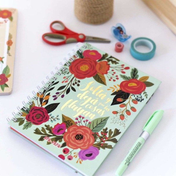 Producto - Cuadernos Anillados A5 - Tapa Dura Ilustrada