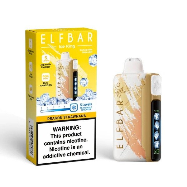 Producto - Dragon Strawnana - ELFBAR ICE KING - 40.000 Puffs
