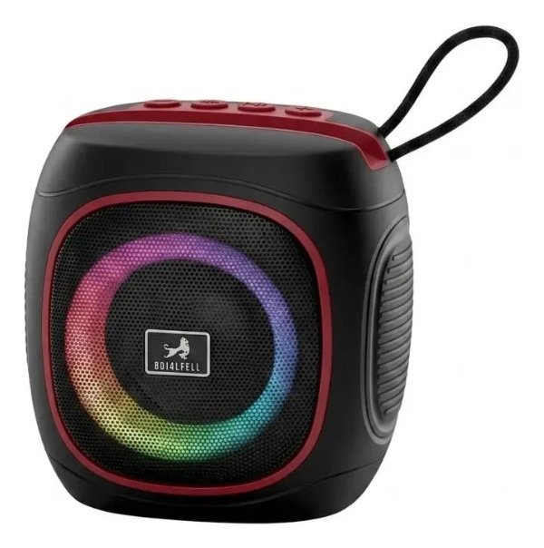 Producto - Parlante Portatil RS-AC73 8W Recargable Led RGB MicroSD Portal Celular Correa - 3