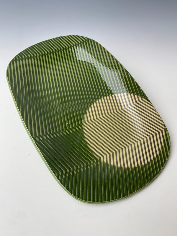 Producto - PLATO OVALADO ZIGZAG