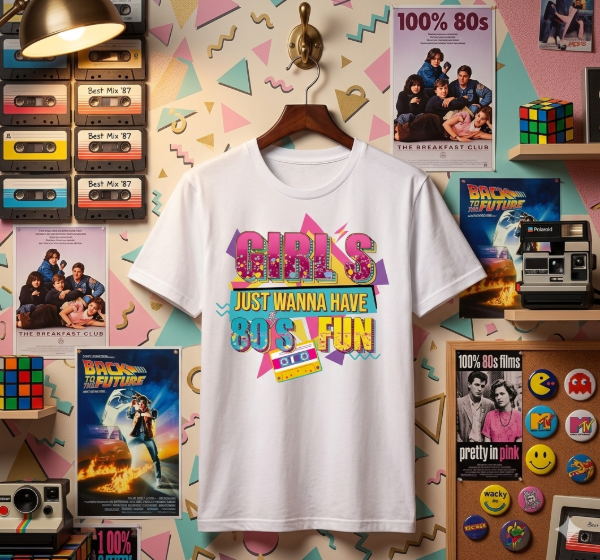 Producto - Remera Algodon Girls Just Wanna Have Fun Blanca