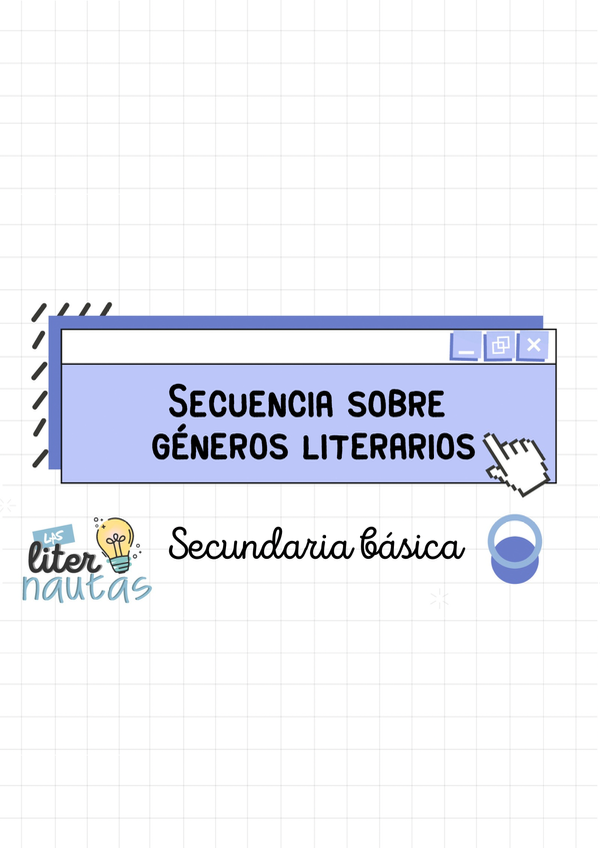 Producto - Secuencia sobre géneros literarios