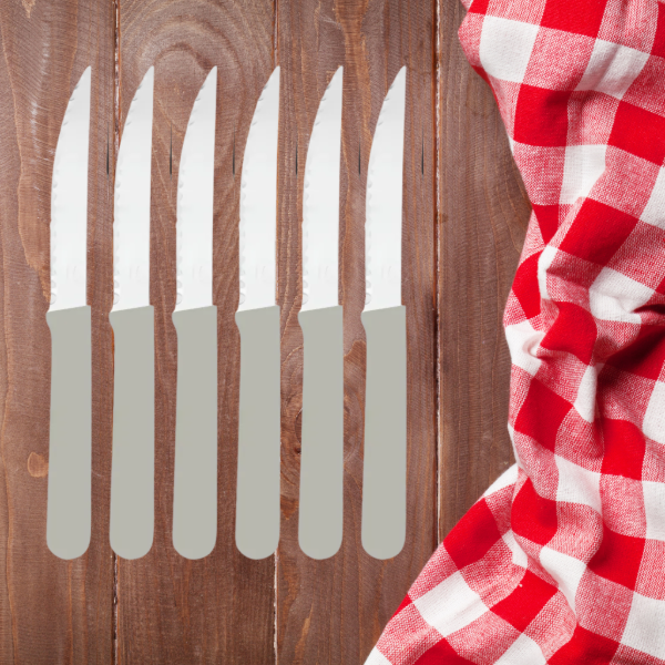 Producto - Cuchillo de mesa x 6 Carol