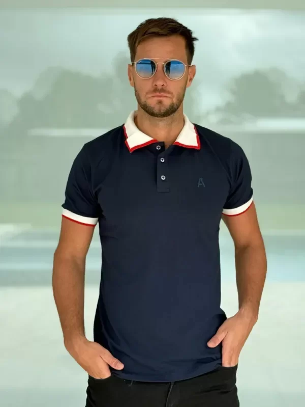 Producto - CHOMBA BLUE RED