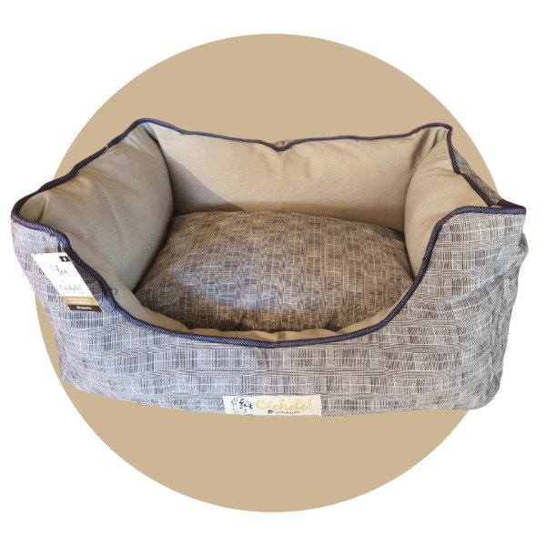 Producto - Moisés rectangular lona escoces gris Small