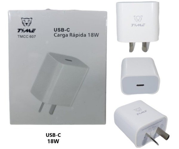 Producto - Cargador Tipo c Time 18w Sin Cable