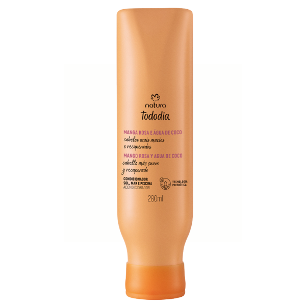 Producto - Acondicionador Sol, Mar y Piscina Mango Rosa y Agua de Coco - 280 ml - Tododia