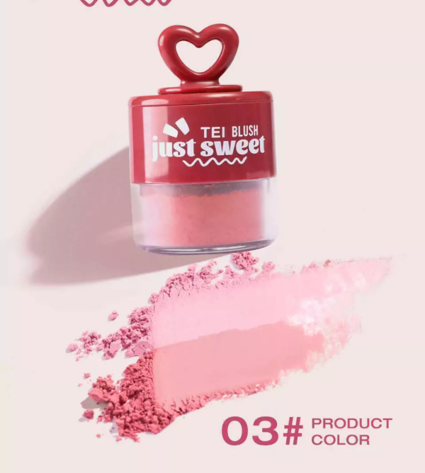 Producto - RUBOR EN POLVO CON ESPONJITA APLICADORA TEI - 3