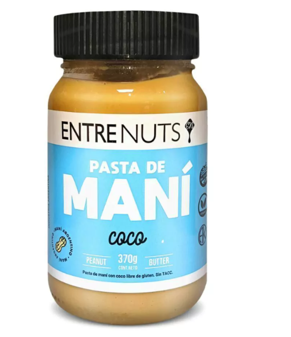 Producto - Pasta de Mani con Coco - Entrenuts x 370g