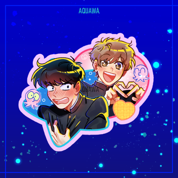 Producto - Sticker de Nakamura y su novio (porque lo es)