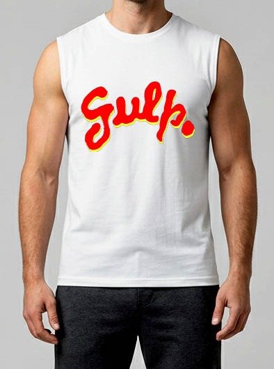 Producto - MUSCULOSA HOMBRE BLANCA REDONDOS GULP