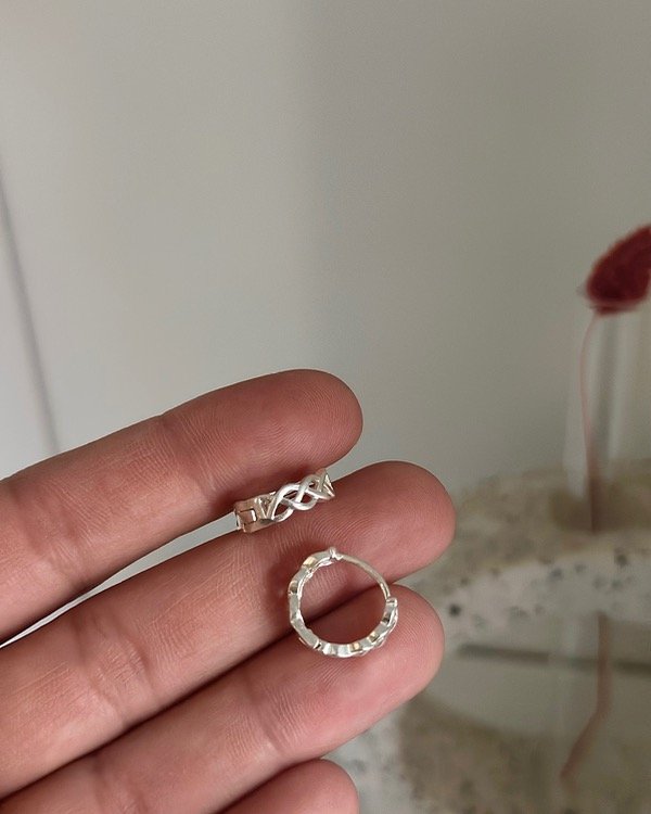 Producto - Argollas clip trenzadas