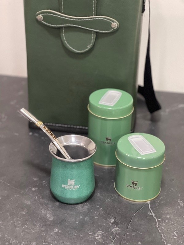 Producto - Set yerbera + azucarera + mate y bombilla