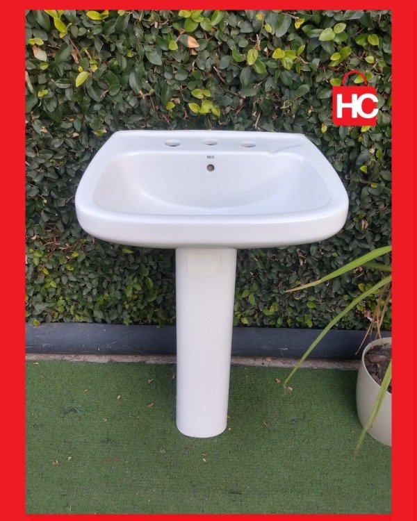 Producto - Lavatorio con Pie Marca Roca