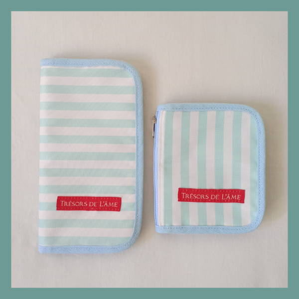 Producto - Set de 2 Estuches Multiuso Celeste