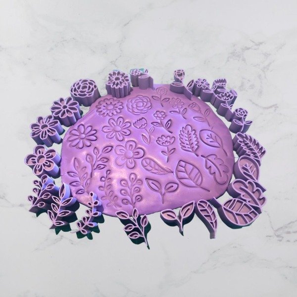 Producto - Set flores y hojas 21u