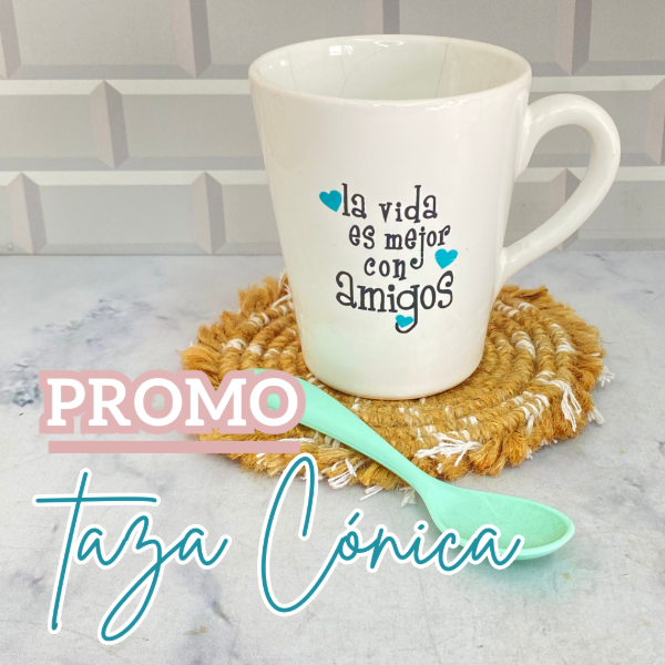 Producto - Combo 6 Tazas Cónicas Día del Amigo