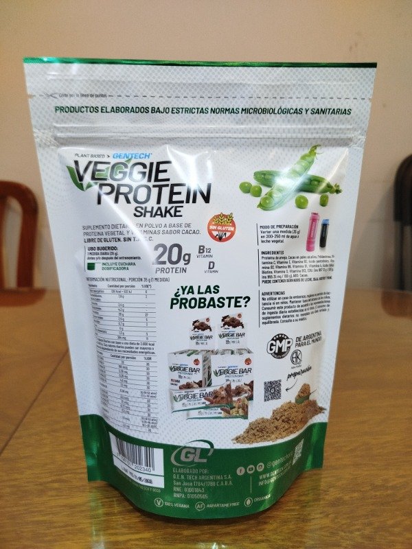 Producto - VEGGIE PROTEIN SHAKE X 500gr - 5