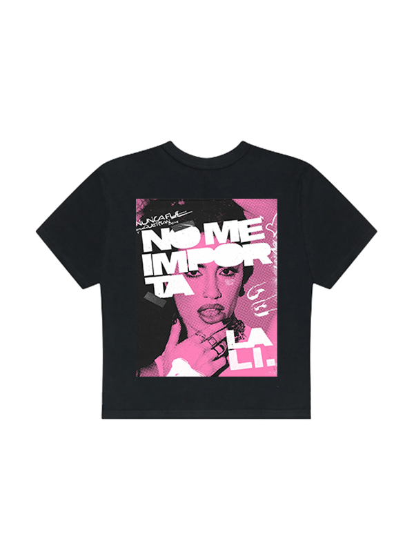 Producto - baby tee lali diseño pink
