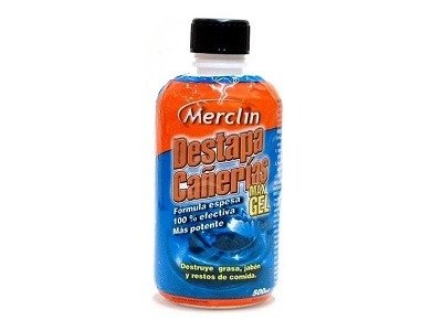 Producto - DESTAPA CAÑERIAS EN GEL X500 ML MERCLIN