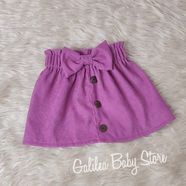 Producto - FALDA DE CORDEROY EN MAGENTA