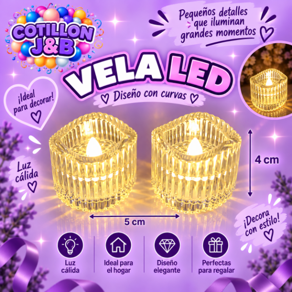 Producto - vela curvo led