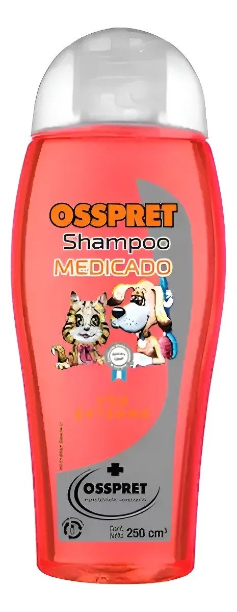 Producto - Shampoo Perros Medicado Hipoalargénico Osspret