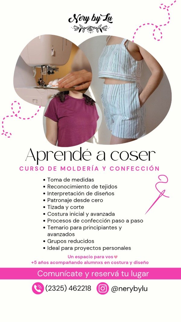 Producto - CURSO PRESENCIAL DE MOLDERÍA Y CONFECCIÓN PARA PRINCIPIANTES